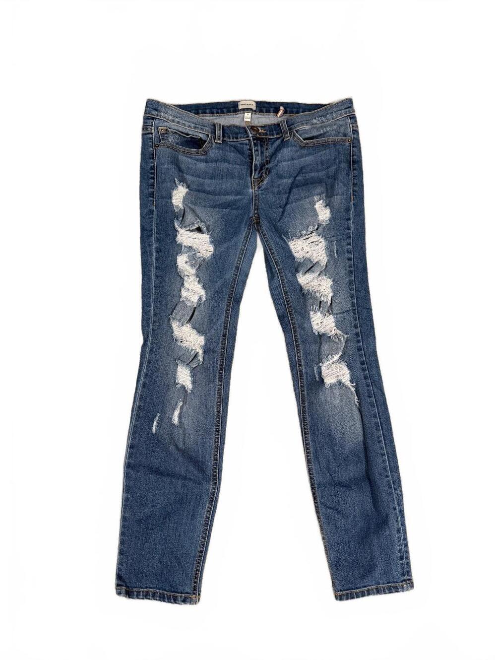 Sneak Peek Distressed Boyfriend Jeans Size 11